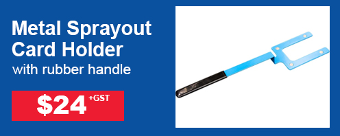 Metal Sprayout Card Holder Metal Sprayout Card Holder